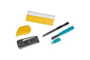 Window Tint Film Install Application Tool Kit Home + Office - Squeegee, Knife, Blade, Scrapper
