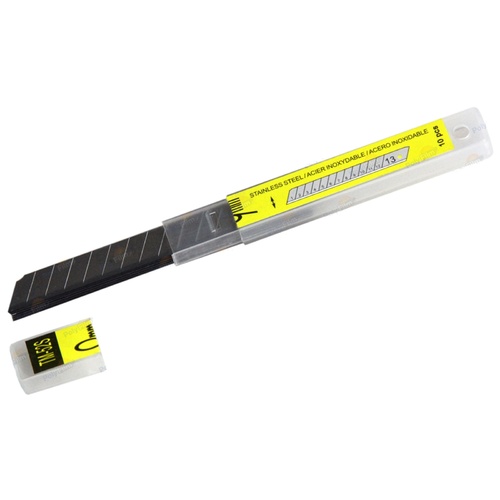 10 Pack Stainless Steel Replacement Trimming Knife Blades - Vinyl, Window Tint Film Tool - Multi Use